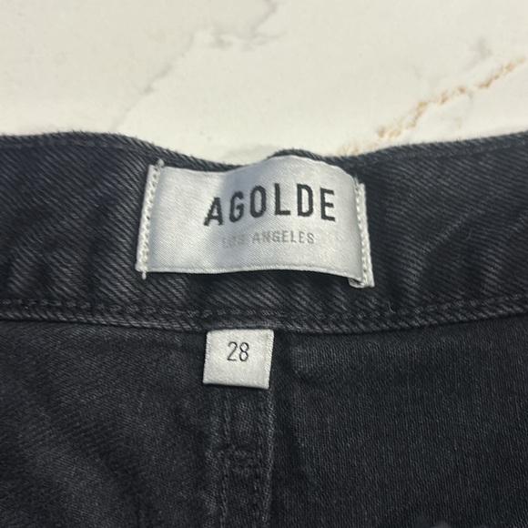 AGOLDE Parker Denim Short In Crash - Picture 5 of 8
